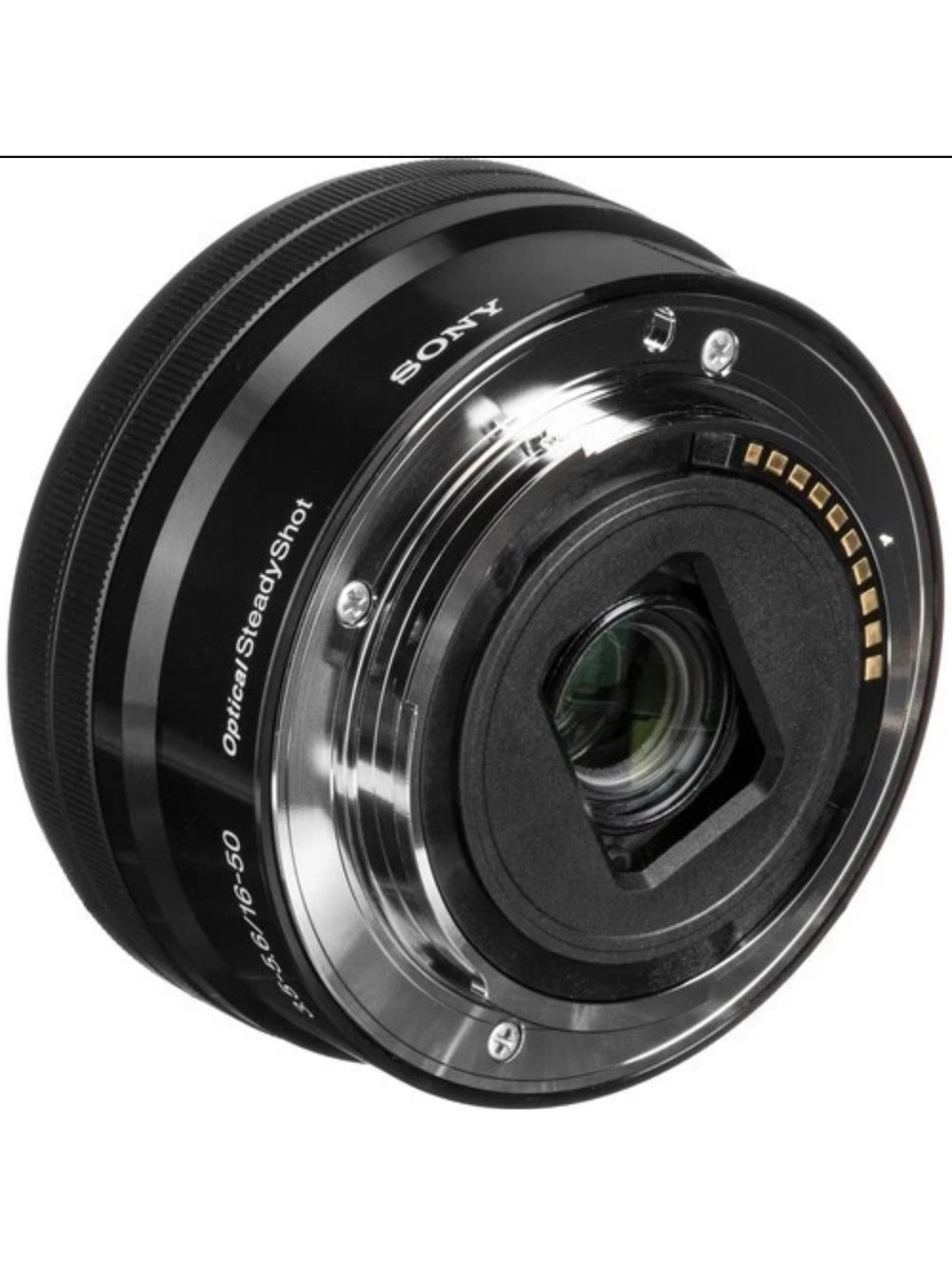 Sony SELP1650 E PZ 16-50mm f/3.5-5.6 OSS Zoom Kit E-Mount Lens used and damaged
